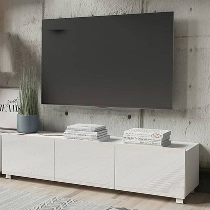 Calabrini TV Cabinet 150cm Sleek Modern Storage For Living Rooms Keeps Media Organized