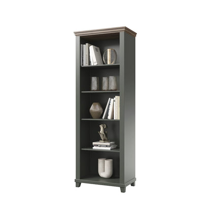 Evora Tall Bookcase 71cm Premium Vertical Storage For Living Rooms And Home Offices