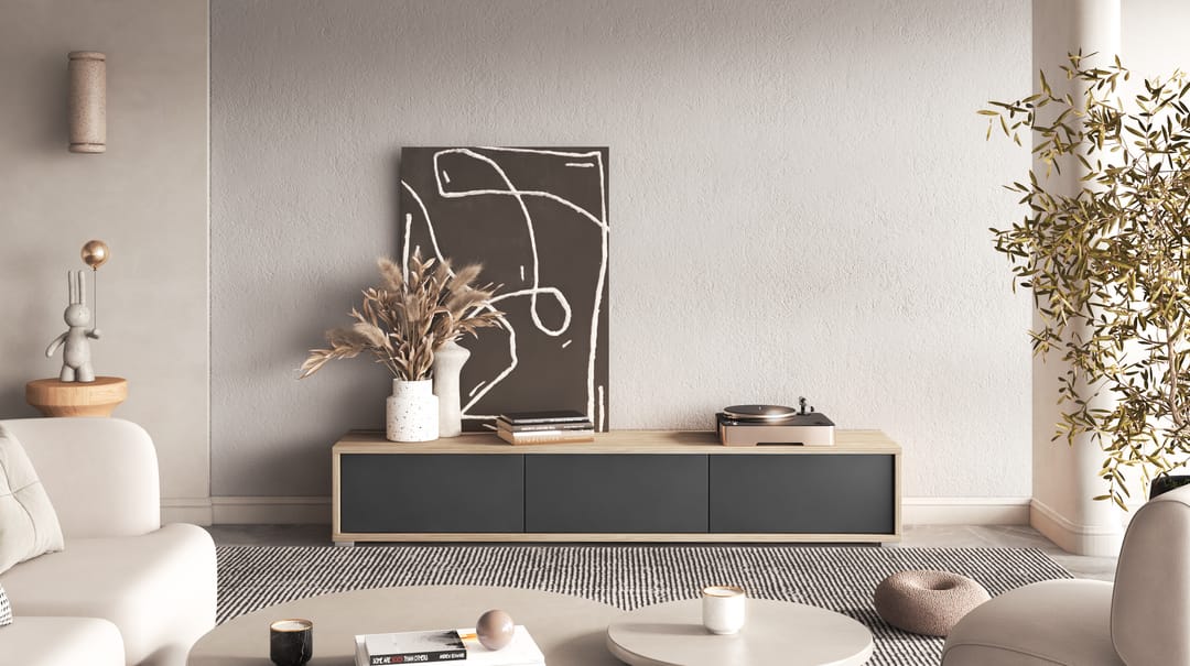 Frida 38 Floating TV Cabinet For Modern Living Rooms Sleek Design With Ample Storage