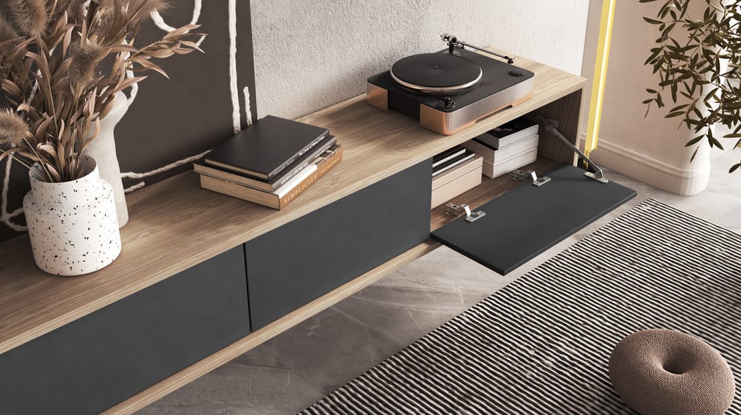 Frida 38 Floating TV Cabinet For Modern Living Rooms Sleek Design With Ample Storage