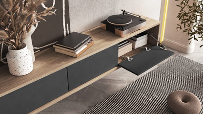 Frida 38 Floating TV Cabinet For Modern Living Rooms Sleek Design With Ample Storage