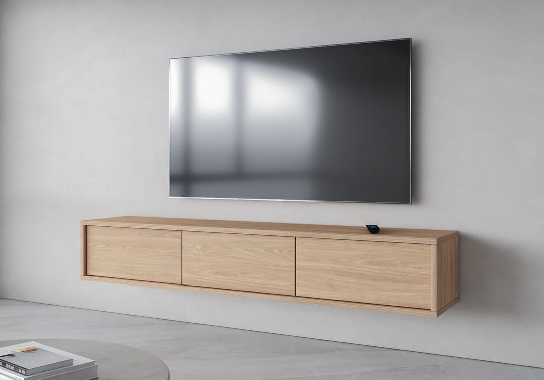 Frida 38 Floating TV Cabinet For Modern Living Rooms Sleek Design With Ample Storage