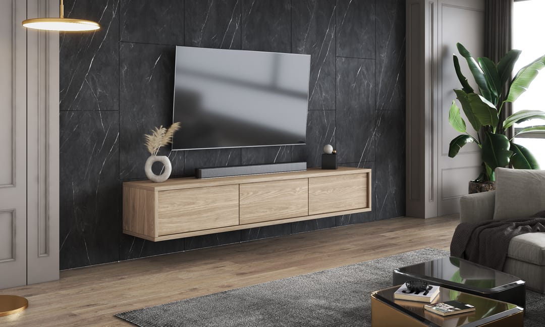 Frida 38 Floating TV Cabinet For Modern Living Rooms Sleek Design With Ample Storage