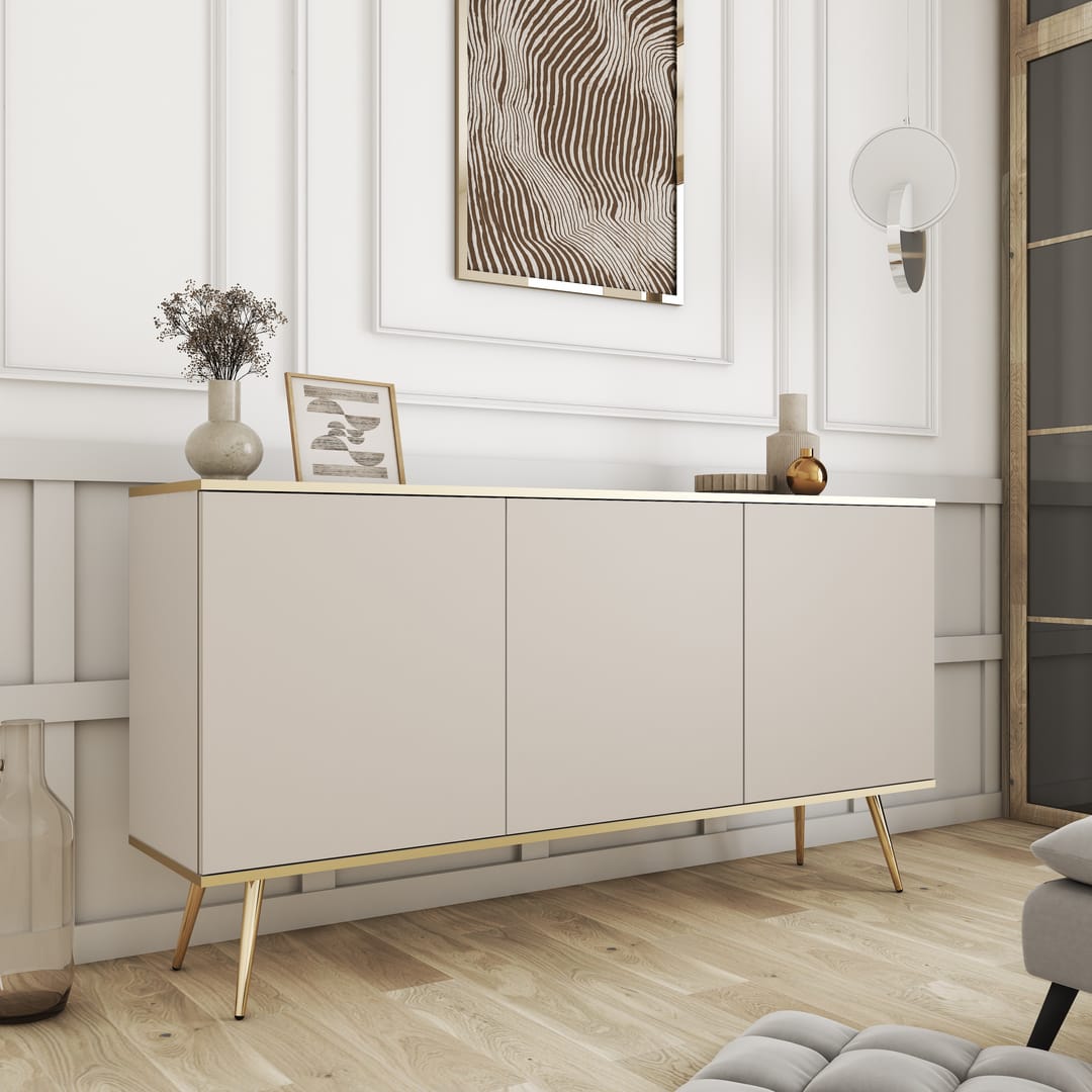 Oro Sideboard Cabinet 160cm For Modern Living Rooms With Ample Storage And Elegant Craftsmanship