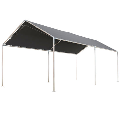 Outsunny 3x6m Heavy Duty Carport Shelter For Cars