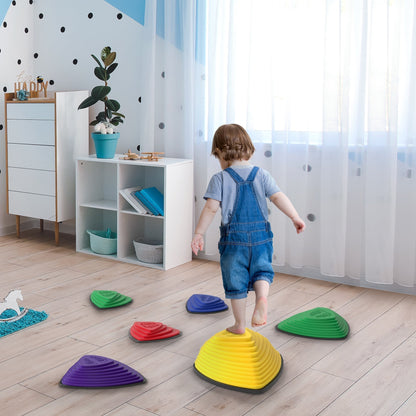 AIYAPLAY Stepping Stones For Kids Stackable Sensory Toys Outdoor Indoor Obstacle Course For Balance And Motor Skills