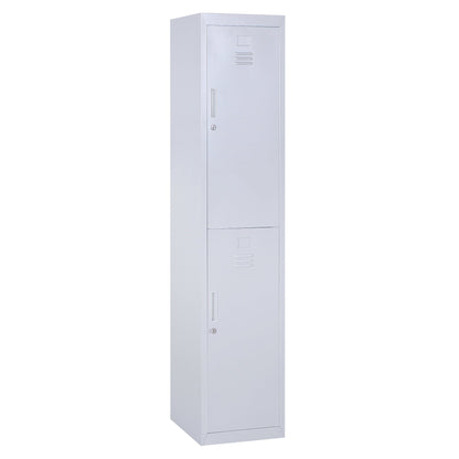 Vinsetto Locker Cabinet Storage In Cold Rolled Steel With Shelves Secure Vertical Cupboard For Office Gym Home Garage